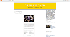 Desktop Screenshot of openkitchenblog.com